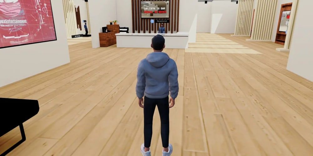 Virtual 3D office